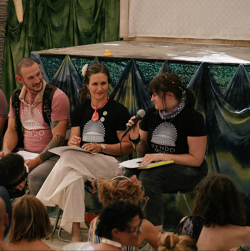 Zendo Project team at a Burning Man training.